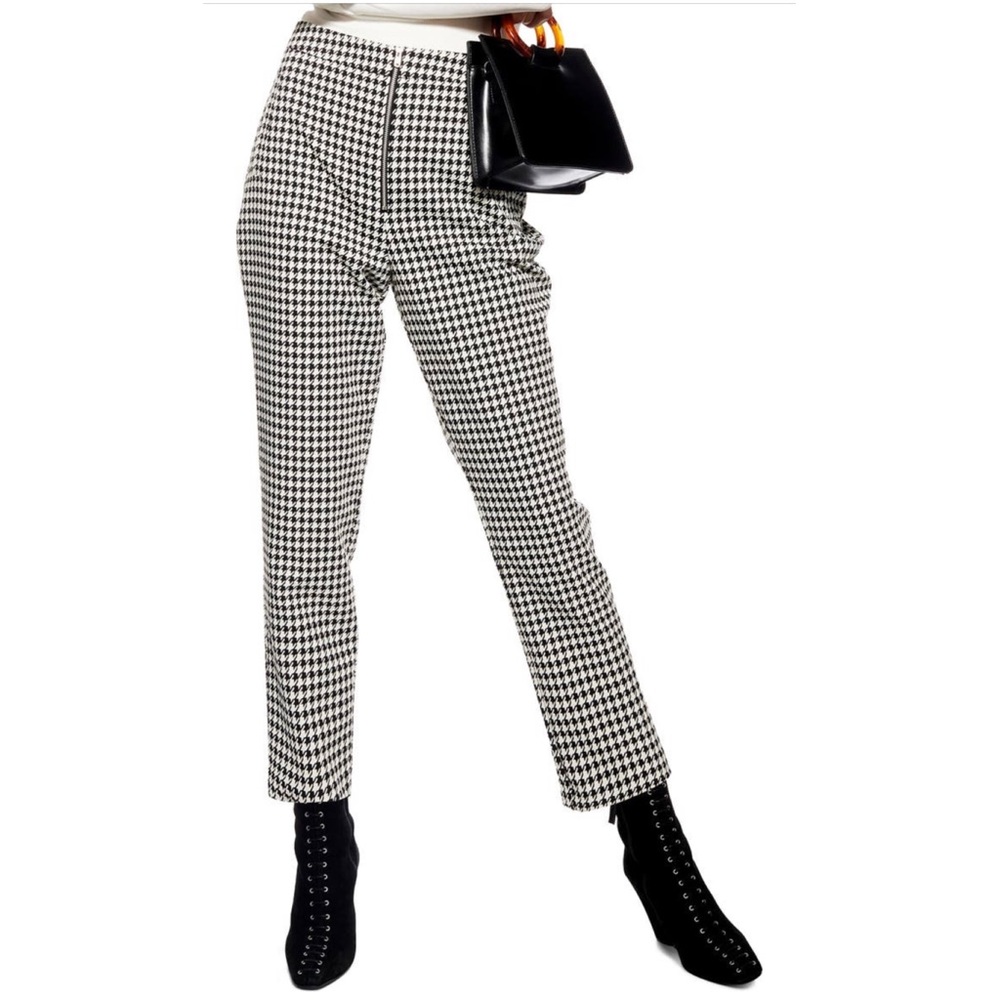 Topshop Houndstooth Trousers